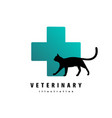 logotype veterinary clinic vector image