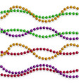 pure beads are realistic vector image