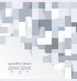 abstract geometric shape from gray regtangles vector image