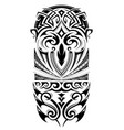sleeve size tattoo ornament vector image