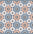 hand drawn stars shaped moroccan seamless pattern vector image vector image