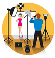 photo studio concept icon vector image