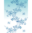 4 abstract watercolor floral pattern vintage vector image