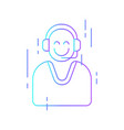 customer service delivery service icons vector image vector image