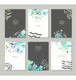 set of templates vector image vector image
