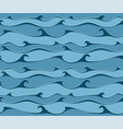 seamless background with sea vector image vector image