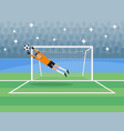 goalkeeper vector image vector image