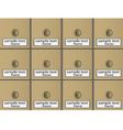 file cabinet vector image