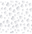 seamless pattern symbol cards vector image