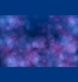abstract defocused circular blue bokeh lights vector image