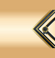 premium professional black gold certificate vector image