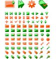web icons vector image