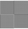 black and white houndstooth seamless plaid pattern vector image