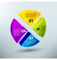 abstract business infographics design elements vector image vector image