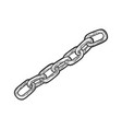 chain links sketch vector image