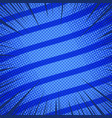 comic abstract blue background vector image