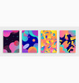 modern abstract covers set vector image