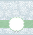this is a christmas and new year frame vector image vector image