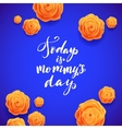 happy mothers day spanish greeting card beautiful vector image