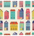 colorful city pattern vector image