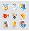 icons for leisure vector image vector image