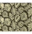 retro floral pattern vector image vector image