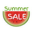 summer sale poster vector image