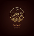 sacred abstract nature vector image