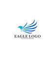 eagle logo design phoenix concept simple vector image
