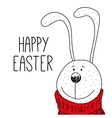 greeting easter card vector image vector image