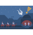 nativity scene and the three wise men vector image vector image