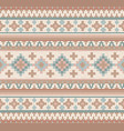 knitted indian rug paisley ornament seamless vector image vector image