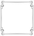vintage frame vector image