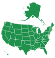 usa map vector image