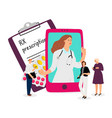 online doctor concept vector image vector image