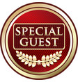 special guest icon vector image vector image