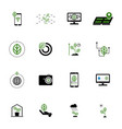 set agriculture icon logo concept template vector image