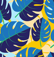 beautiful seamless tropical jungle floral graphic vector image