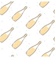 champagne bottle celebration seamless vector image