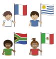 football supporters vector image