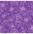 purple lace flowers seamless pattern background vector image vector image