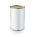 tin can isolated on white background vector image