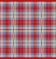 blue and red tartan plaid seamless pattern vector image