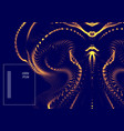 cover design with abstract technology background vector image