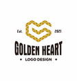 g love logo vector image vector image