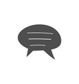 hand drawn chat icon design template isolated vector image