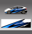 sport car racing wrap design design template vector image vector image