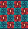 flowers background design abstract geometric vector image