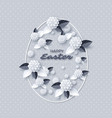 happy easter greeting card vector image vector image