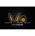 easter design background vector image vector image